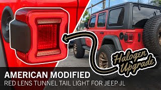Quick Install: American Modified Red Lens Tunnel Taillights | Brighter & Modern Look!