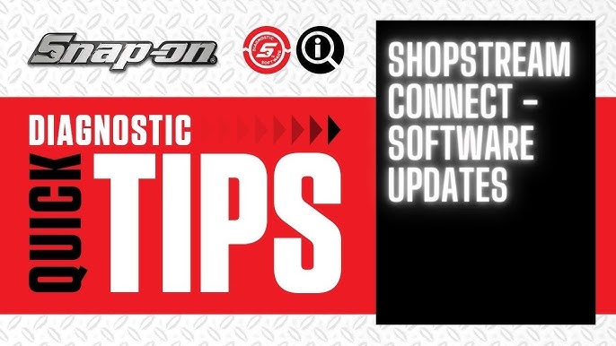 ShopStream Connect - Software Updates | Quick Tip | Snap-on Diagnostics UK