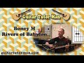 Rivers of Babylon - Boney M - Acoustic Guitar Tutorial (easy)