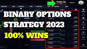 Binary Option Strategy 2023 - $30 to $500 || 100% Win Guaranteed🤑