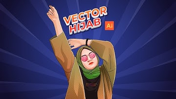 Vector Art Hijab 🔥 adobe illustrator | speed art