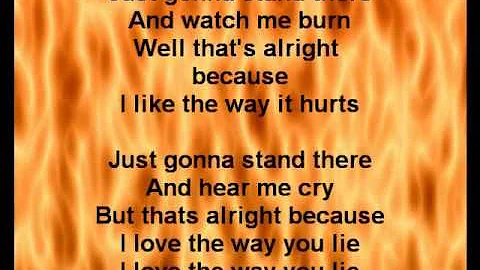 Emiem - Love The Way You Lie (ft Rihanna) Lyrics