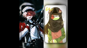 JJ COUNTRYHUMANS AND COUNTRYBALLS INDONESIA 🇮🇩 PALESTINE 🇵🇸 #countryhumans #countryballs#berandafypシ