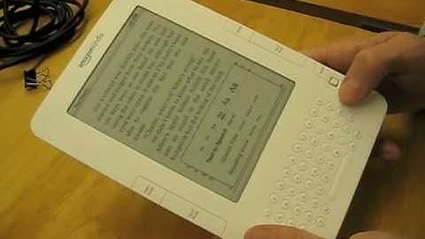 Kindle 2 Demo