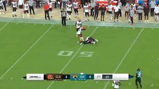 Trevor Lawrence shows off patience , unleashes dime throw after avoiding sack vs Browns in preseason