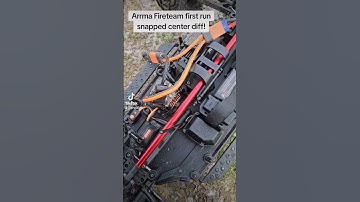 Armma Fireteam snapped center diff! #rchobbies #rc #Armma #fireteam #6s