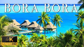 FLYING OVER BORA BORA (4K UHD) - Relaxing Music With Stunning Beautiful Nature (4K Video Ultra HD) screenshot 5