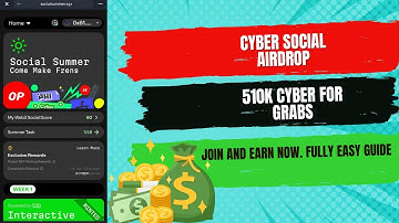 Cyber Social summer Airdrop | Binance web3 wallet new Airdrop | Easy  guide |