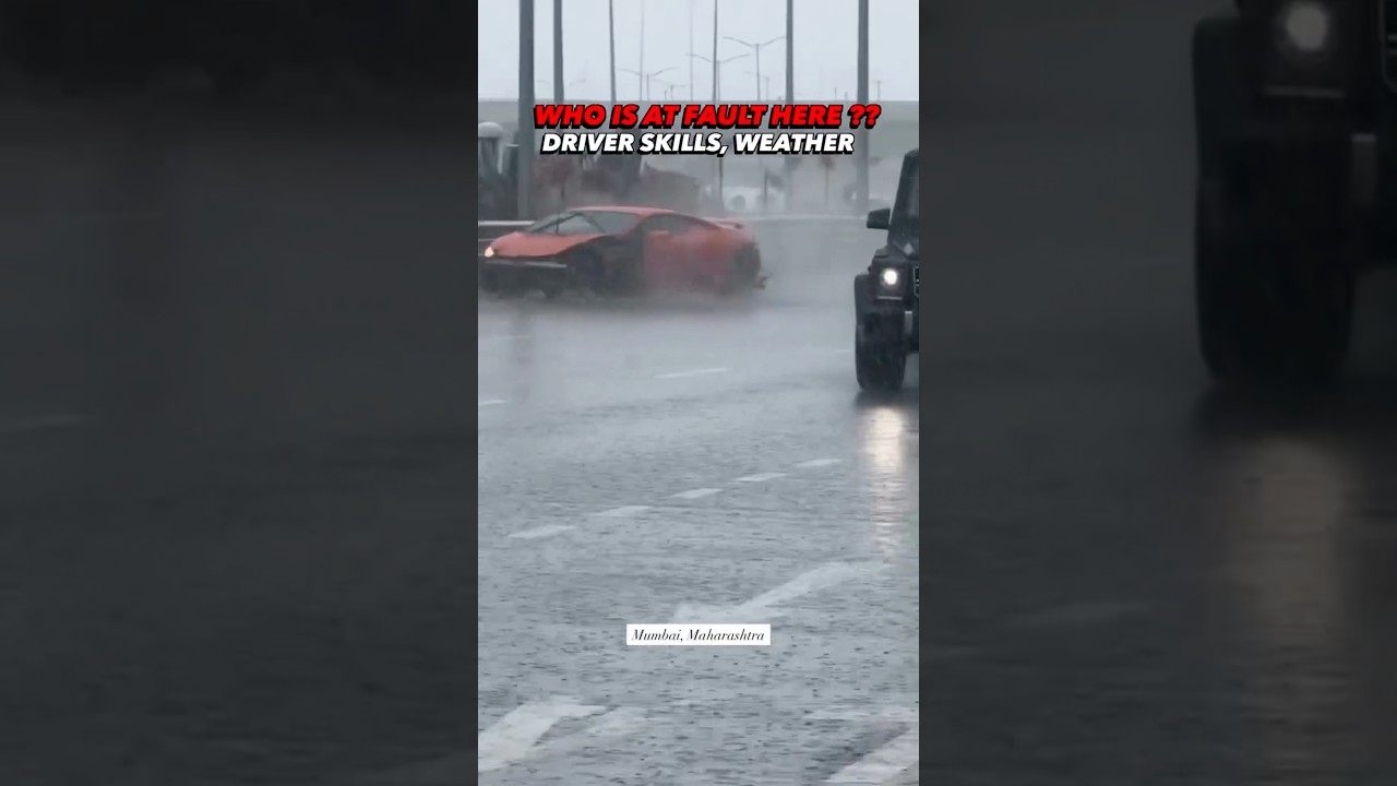 Lamborghini Crash 💥 In Mumbai 
