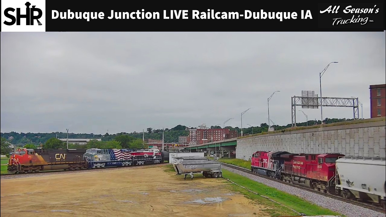 Dubuque Junction Live Railcam - Canadian Pacific Marquette Subdivision — Dubuque, IA live camera thumbnail