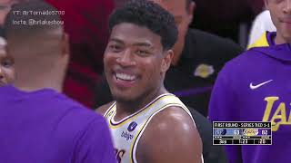 Rui \& the Lakers get HEATED against the Grizzlies after the foul on Rui Hachimura