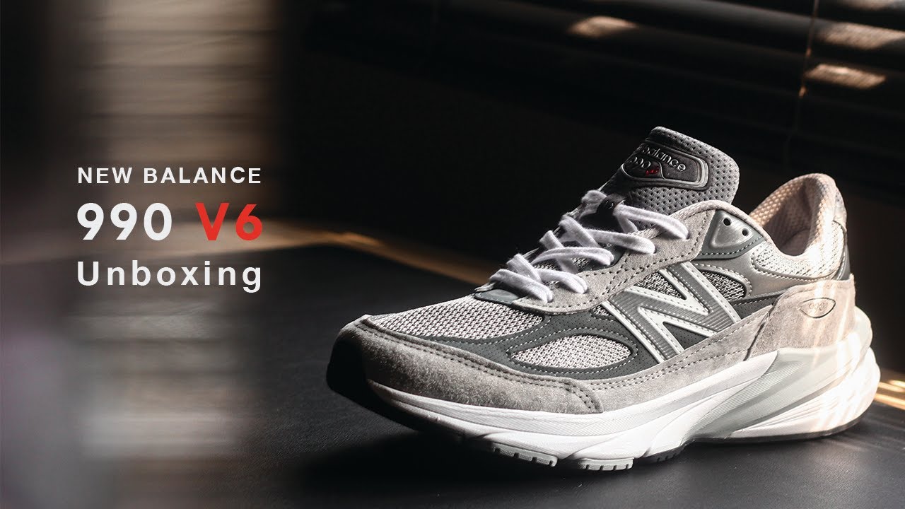 New balance 990V6 Unboxing - YouTube