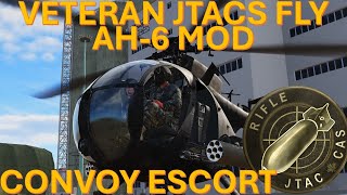 VETERAN JTACS SUPPORT CONVOY WITH AH6 LITTLE BIRD | DCS | DIGITAL COMBAT SIMULATOR | CAS |