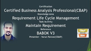 Maintain Requirement in Requirement Life Cycle Management