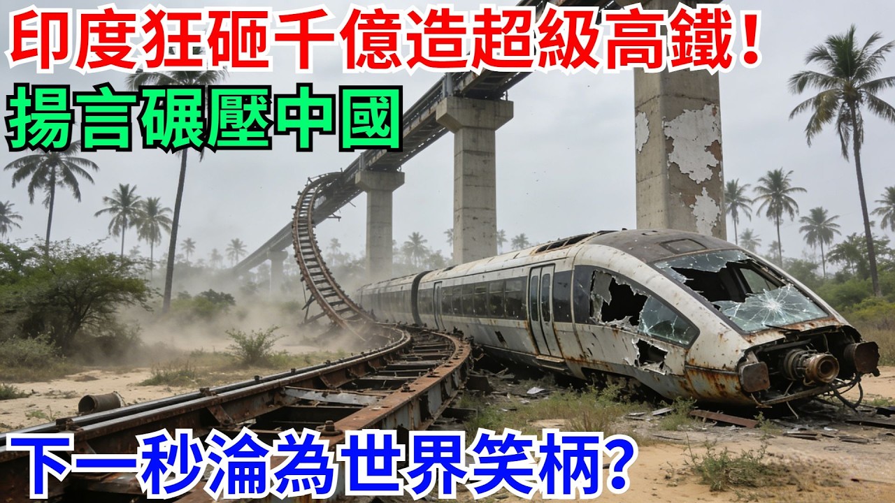 印度狂砸千億造超級高鐵！揚言碾壓中國，下一秒淪為世界笑柄？【天工強國】 #高鐵 #鐵路 #建造 #工程 #超級工程 #基建#科技#能源