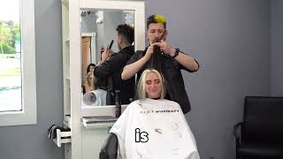 Blunt Bob Haircut with Square Layers | Live Haircutting Class in Pittsburgh ✂️