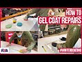 HOW TO - BASIC GEL COAT REPAIRS - 5 Easy Steps to make a good Gel Coat repair on your boat
