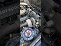 e30 325ix Turbo engine running