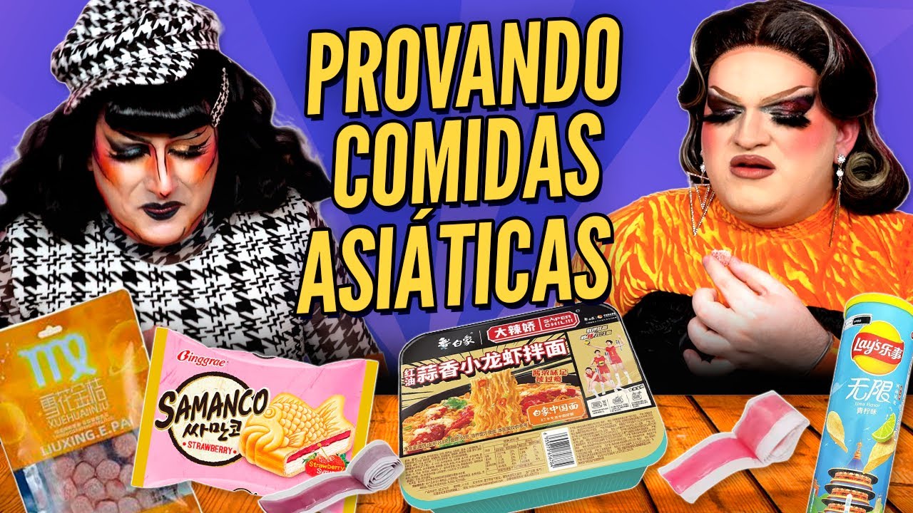 PROVANDO COMIDAS ASIÁTICAS