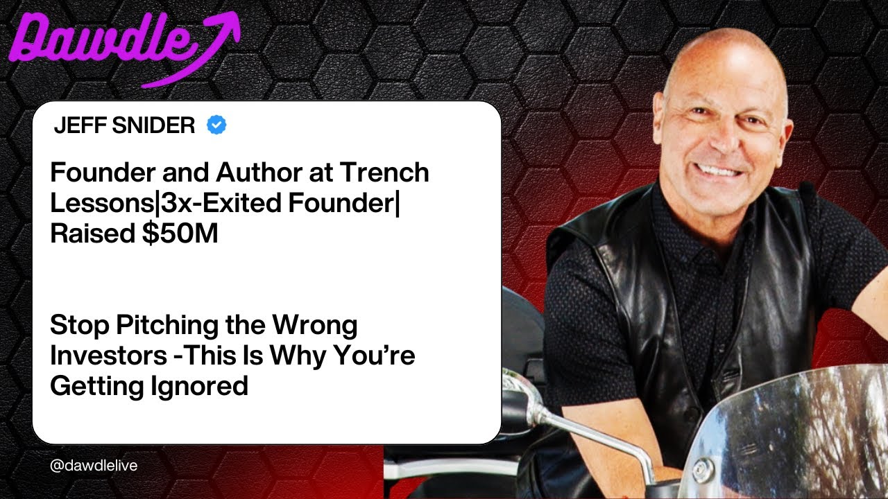 Jeff C. Snider — Founder to Acquirer: Fundraising, GTM & Soft-Landing in the US