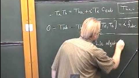 Group Theory, Robert de Mello Koch | Lecture 2 FULL