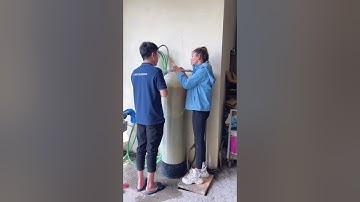 Xử lý nước nhiễm tạp chất + phèn nhẹ bằng mô hình cột #côthợnước #cáchlọcnước #xulynuoc #xuhuong