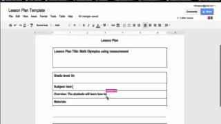 Michael Graham Collaborative Documents Google Apps for Education Certified Trainer Application