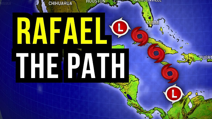 Rafael will be a Tropical Storm...