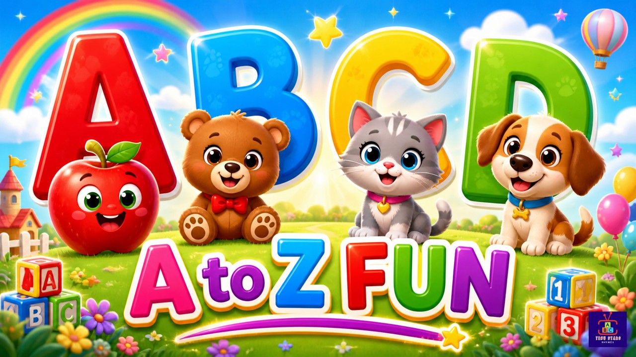 ABC Song for Kids | A for Apple B for Ball | ABCD Alphabet Song - YouTube