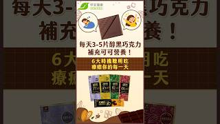 每天 3-5 片醇黑巧克力補充可可營養!【早安健康】