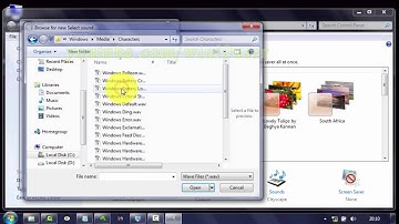 Windows 7 Tips : How to add Select Sound (Program Events)