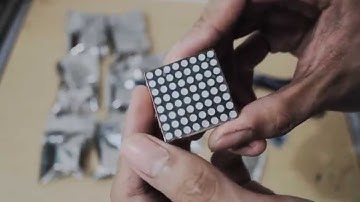 ebay MAX7219 8x8 LED Matrix Unboxing