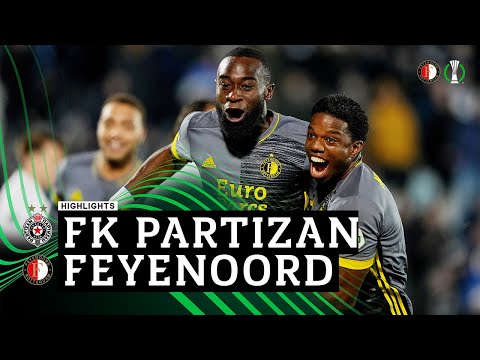 FIVE goals in the FIRST leg 🤯 | Highlights FK Partizan - Feyenoord | UECL 2021-2022