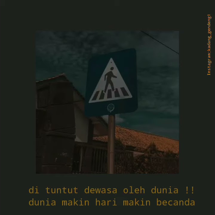 story wa 30 detik || di tuntut dewasa oleh dunia