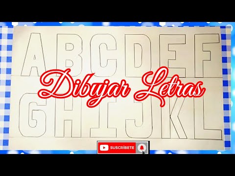 Video: Cómo Dibujar Letras