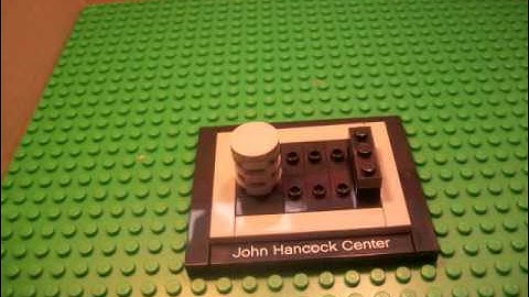 Lego Architecture John Hancock Center - Built in Stop Motion