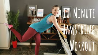 Famous LOWER BODY BARRE: 10 Minute Hamstring Workout / Strengthen glutes & hamstrings, lower body workout Wealth