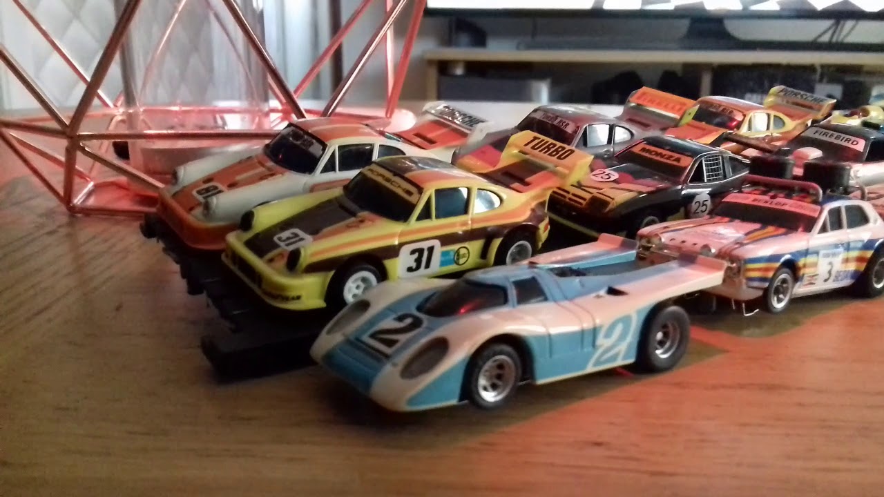 Classic Faller/Aurora afx slot cars YouTube