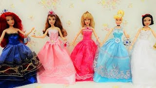 Disney Princess ☆ Rapunzel shopping ☆ Cinderella, Ariel, Bell, Princess Aurora