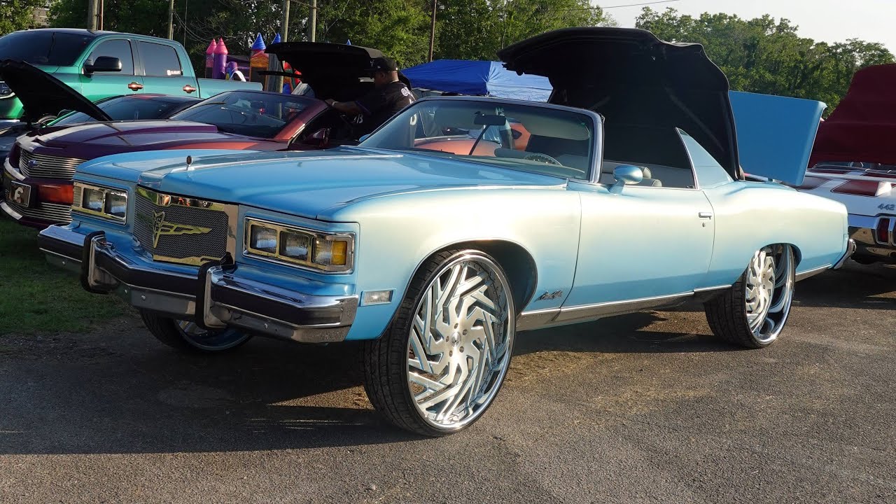 WhipAddict: Blue Pearl 75' Grandville Convertible on Amani Forged 28s, Custom Interior & Trunk