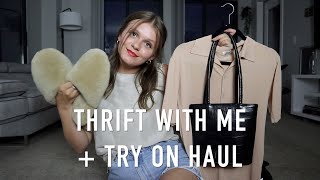 THRIFT WITH ME + TRY ON HAUL! | Ariana LaMotte