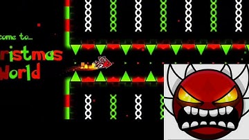 Xmas Challenge - Difficulty Meter (Geometry Dash) Footage by @Stardex
