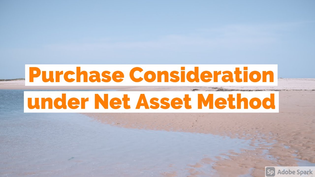 Purchase Consideration under Net Payment Method Part 2 YouTube