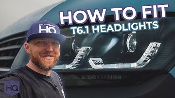 How to fit VW Transporter T6.1 LED DRL dynamic headlights from Transporter HQ UK and Europe.