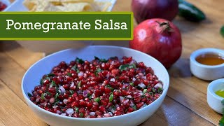 Pomegranate Salsa Recipe | Spicy Homemade Salsa Dip for a Healthy Snack