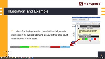 Manu Cite Feature on Manupatra
