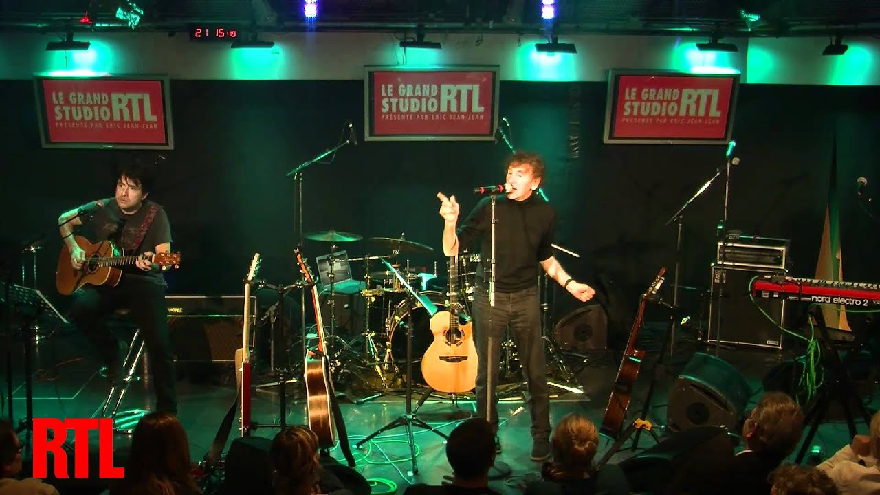 Alain Souchon - J'ai dix ans en live dans le Grand Studio RTL - RTL - RTL