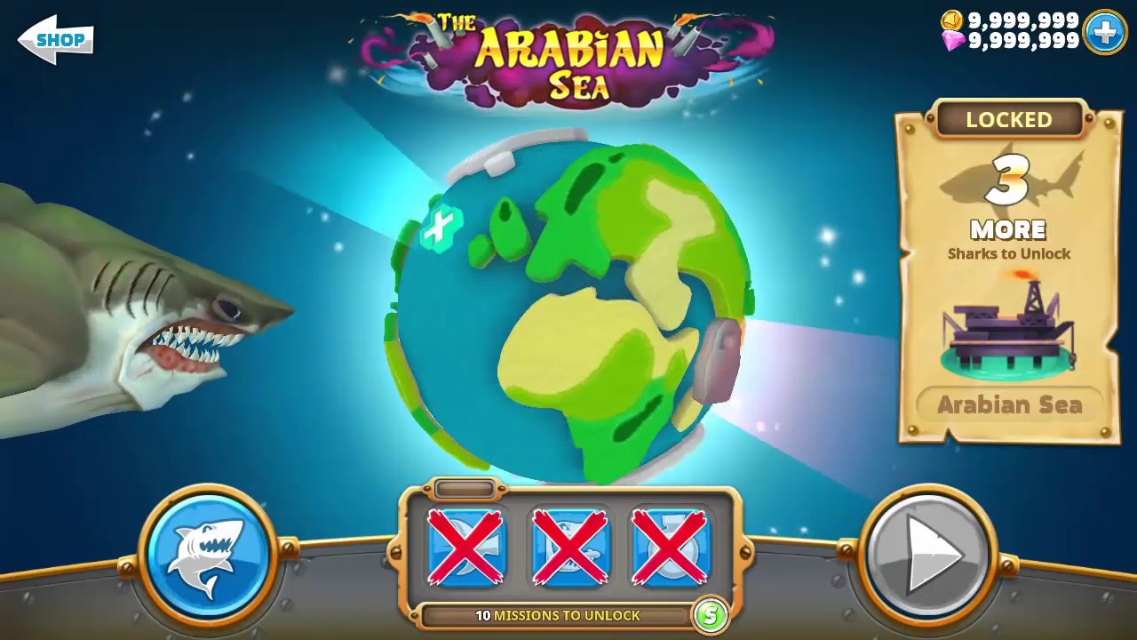 Hungry Shark World Cheats Unlimited Coins & Gems Hack [No