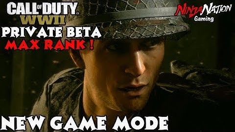 CALL OF DUTY: WW2 NEW "WAR" GAME MODE MAX BETA RANK + UNLOCKING & MAXING OUT ALL GUNS! ☯SUB4LUCK☯