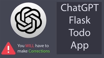 ChatGPT Flask Todo App - Build Your Own Todo App with ChatGPT and Flask